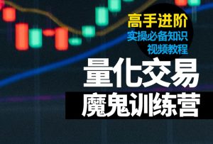 量化交易魔鬼训练营！5位导师、20套策略、31节课程!-融策资源网