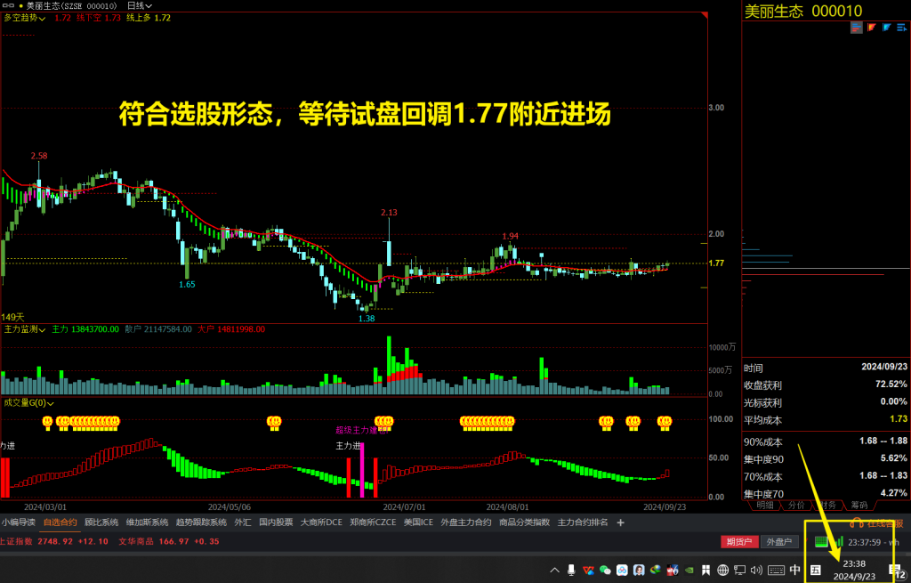 筹码峰交易系统【文华】主图多空趋势指标源码-文华财经指标公式论坛-指标公式-融策资源网